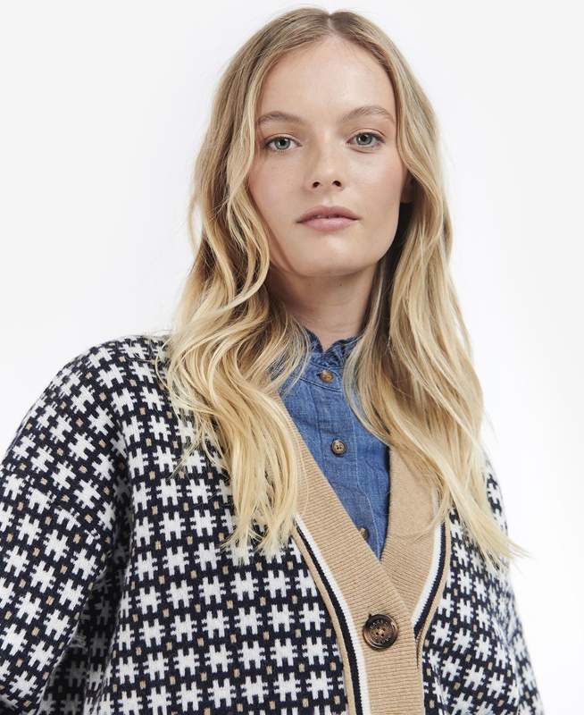 Multicolor Barbour Francesca Cardigan Women's Sweaters | IAEU-35708