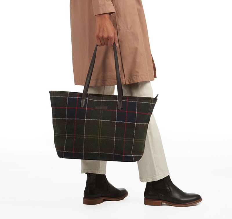 Multicolor Barbour Tasche Witford Tartan Tote Women's Bags | OPMZ-79450