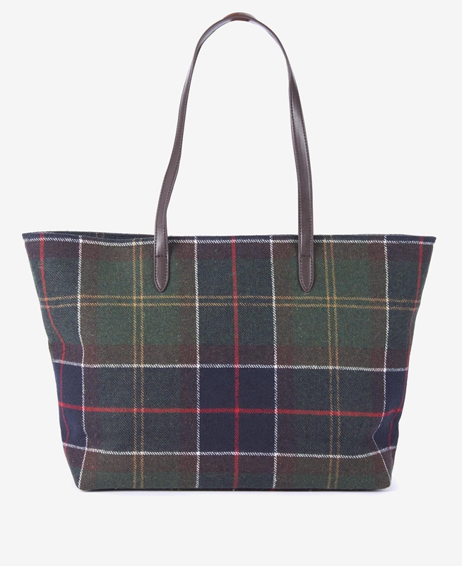 Multicolor Barbour Tasche Witford Tartan Tote Women's Bags | OPMZ-79450