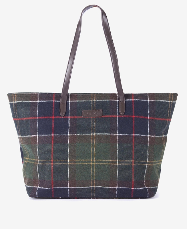 Multicolor Barbour Tasche Witford Tartan Tote Women\'s Bags | OPMZ-79450