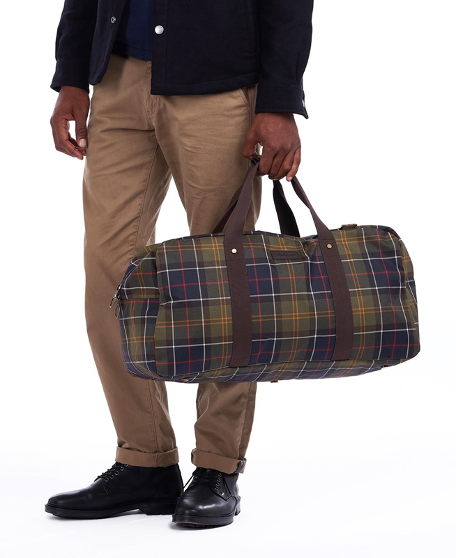 Multicolor Barbour Torridon Tartan Holdall Men's Bags | QOUL-89634