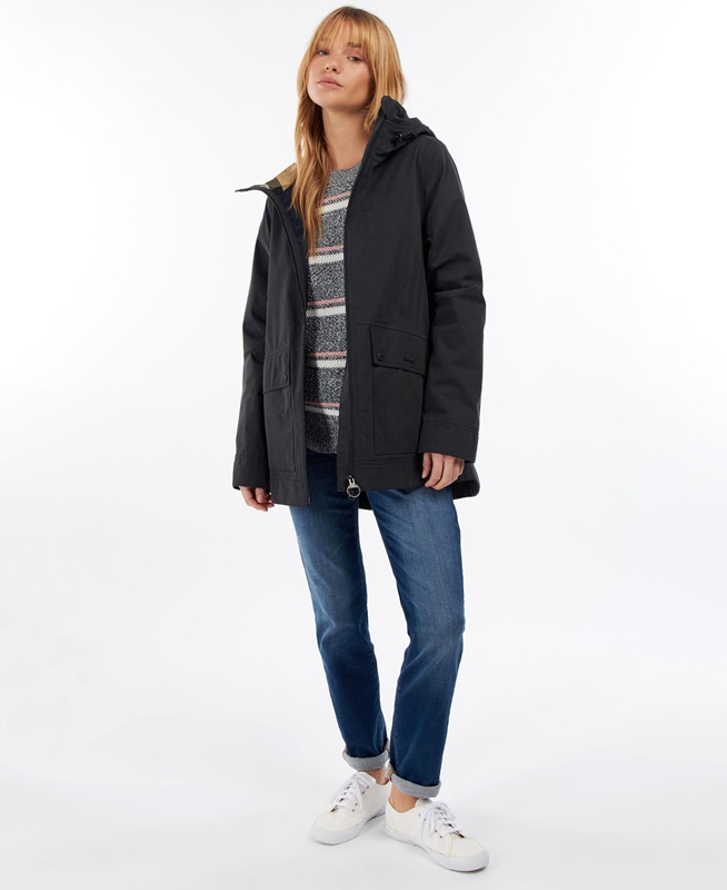 Navy Barbour Armeria Women's Waterproof Jackets | QLSU-01253