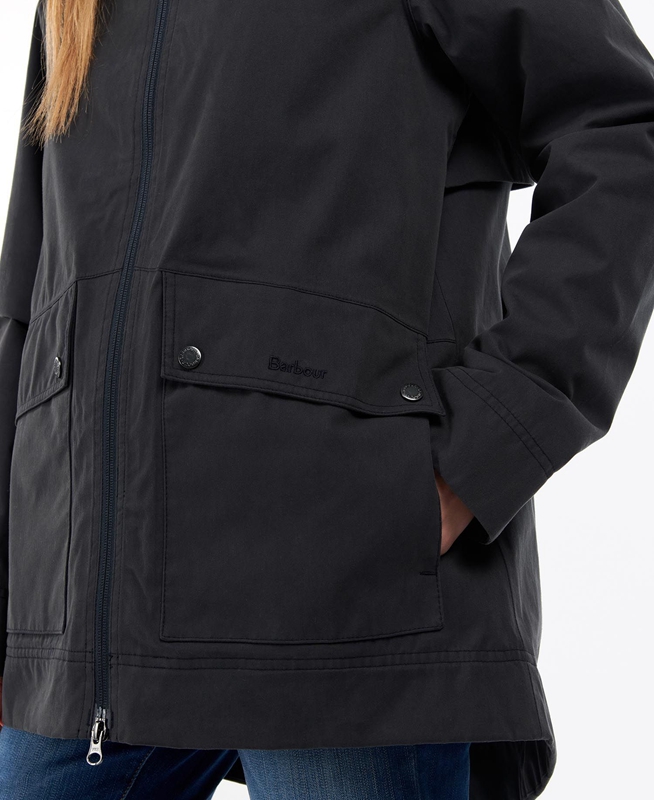 Navy Barbour Armeria Women's Waterproof Jackets | QLSU-01253