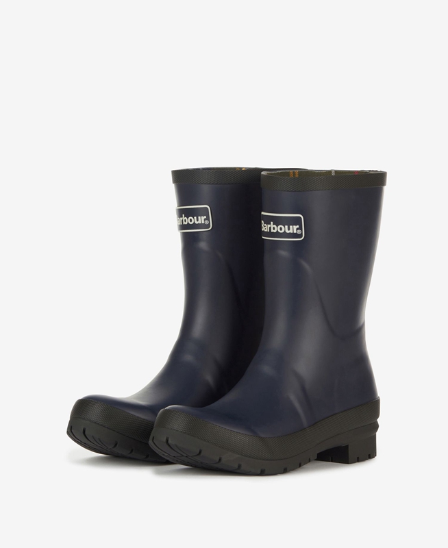 Navy Barbour Banbury Wellington Women's Boots | HWJN-03578