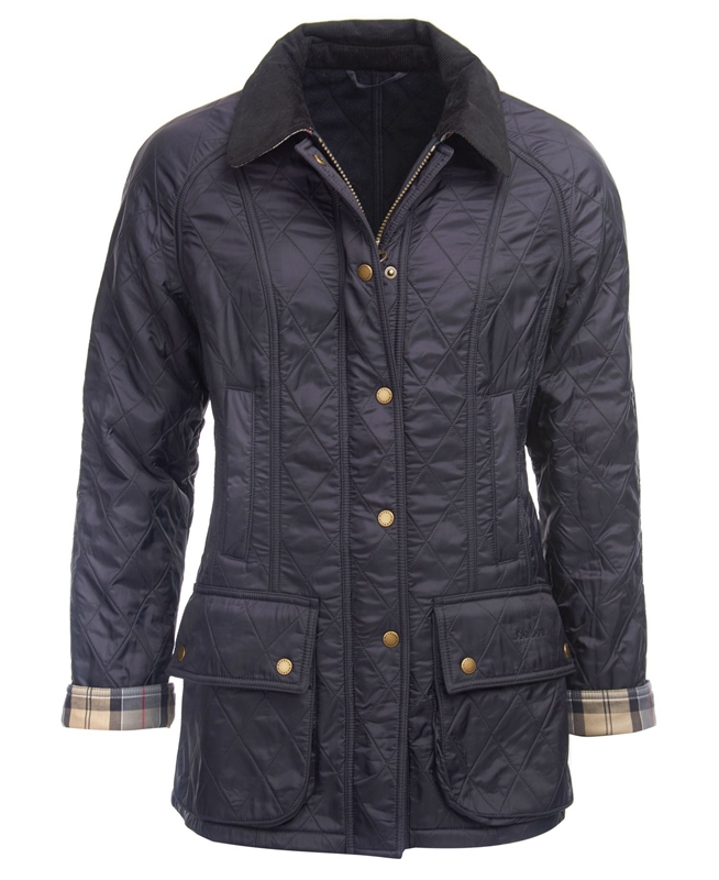 Navy Barbour Beadnell Polarquilt Women's Quilted Jackets | WDZR-96231