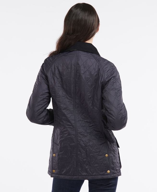 Navy Barbour Beadnell Polarquilt Women's Quilted Jackets | WDZR-96231