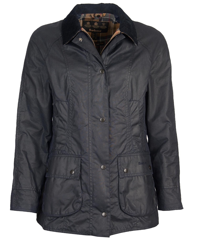 Navy Barbour Beadnell® Women's Waxed Jackets | MOAP-84620