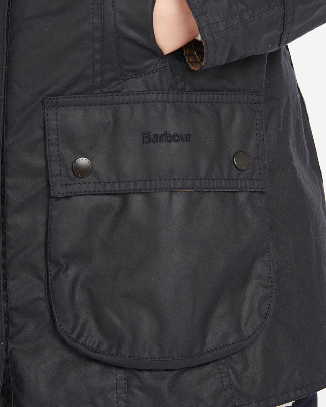 Navy Barbour Beadnell® Women's Waxed Jackets | MOAP-84620