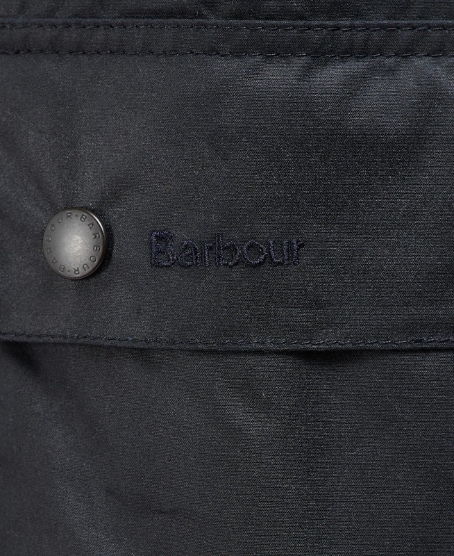 Navy Barbour Beausby Men's Waxed Jackets | MJZN-40129