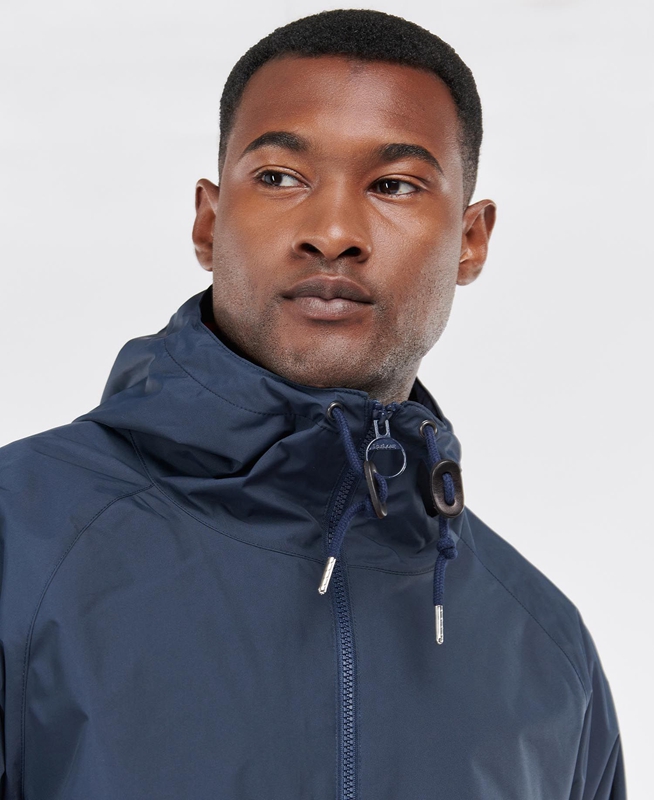 Navy Barbour Begral Showerproof Men's Casual Jackets | JXYT-19350