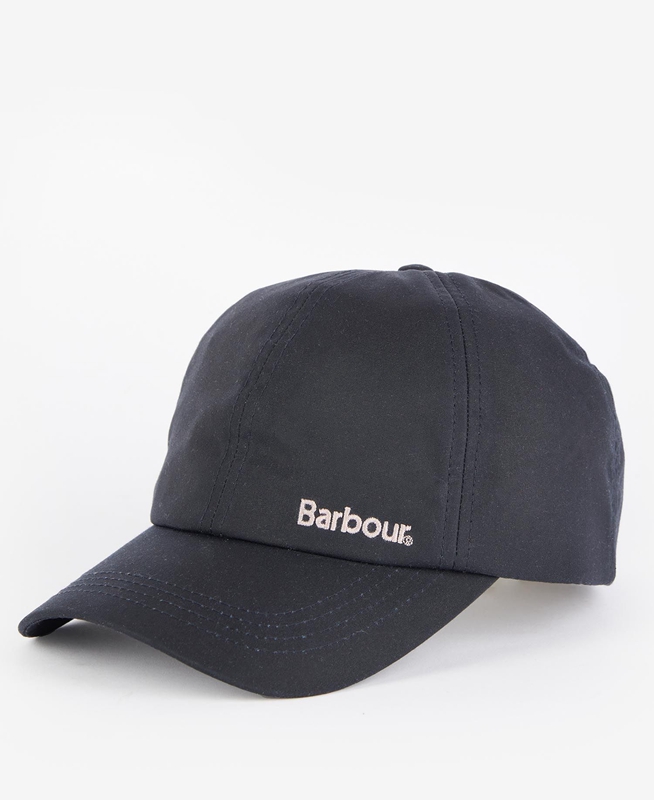 Navy Barbour Belsay Wax Sports Cap Women\'s Hats | XGDK-51924