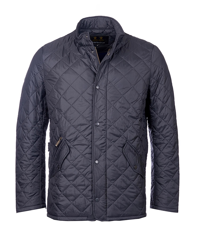 Navy Barbour Flyweight Chelsea Men's Quilted Jackets | ZQLS-12695