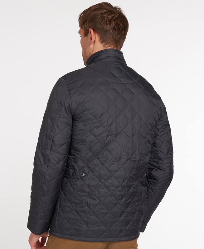 Navy Barbour Flyweight Chelsea Men's Quilted Jackets | ZQLS-12695