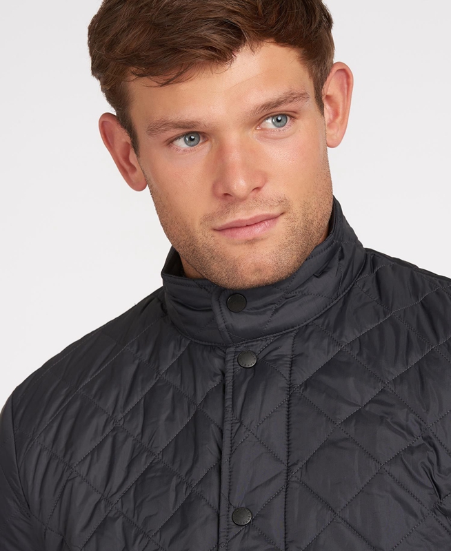 Navy Barbour Flyweight Chelsea Men's Quilted Jackets | ZQLS-12695