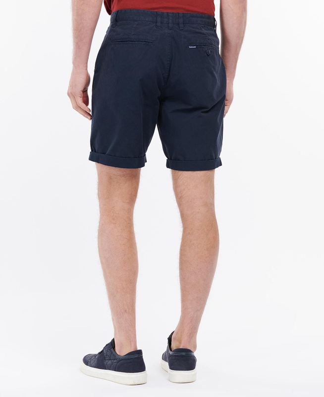 Navy Barbour Glendale Short Men's Pants | ELFX-31860