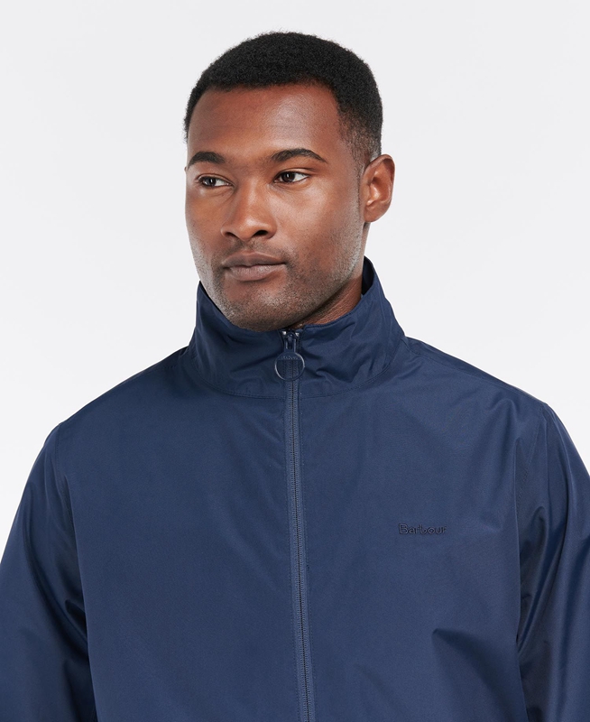 Navy Barbour Korbel Men's Waterproof Jackets | KSNB-89573