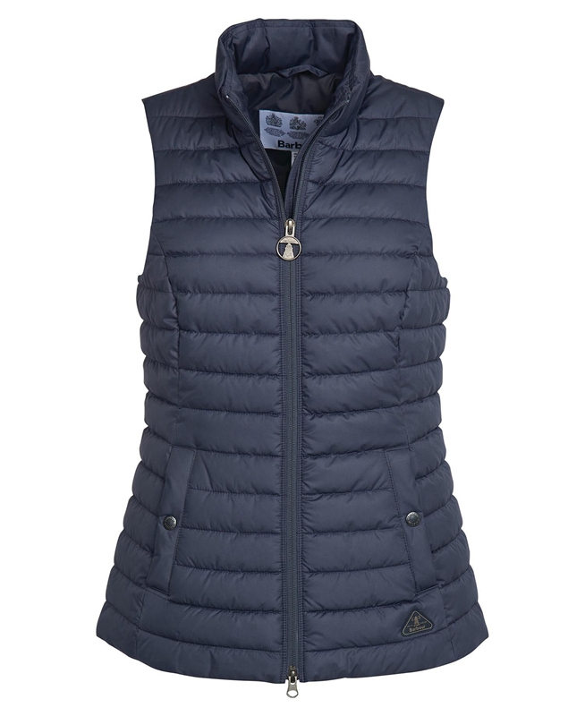 Navy Barbour Morwick Women's Vest | TVGD-94823