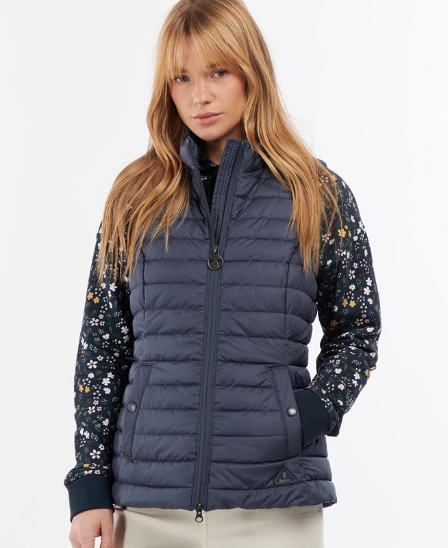 Navy Barbour Morwick Women's Vest | TVGD-94823