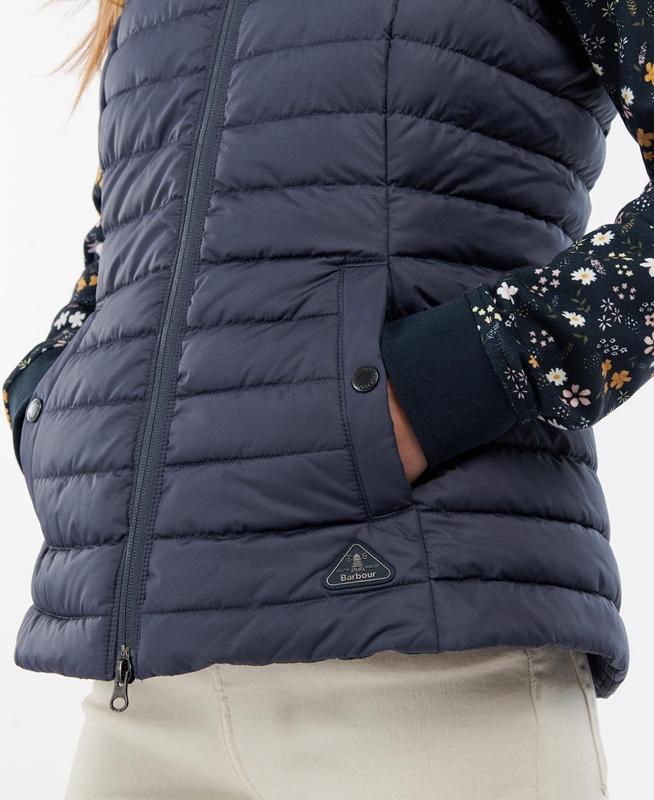 Navy Barbour Morwick Women's Vest | TVGD-94823