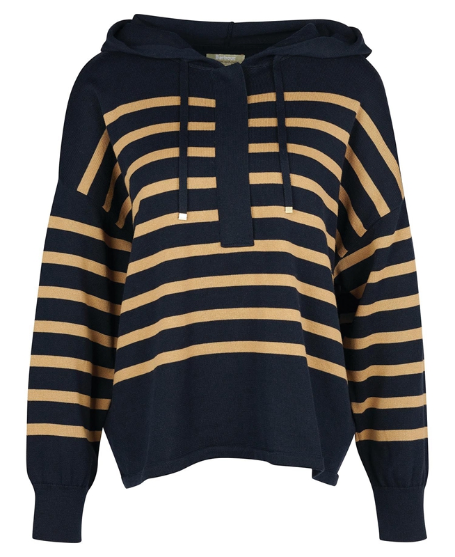 Navy Barbour Odette Knit Women's Sweaters | ZTKG-69125