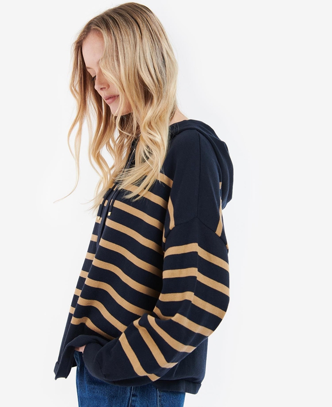 Navy Barbour Odette Knit Women's Sweaters | ZTKG-69125