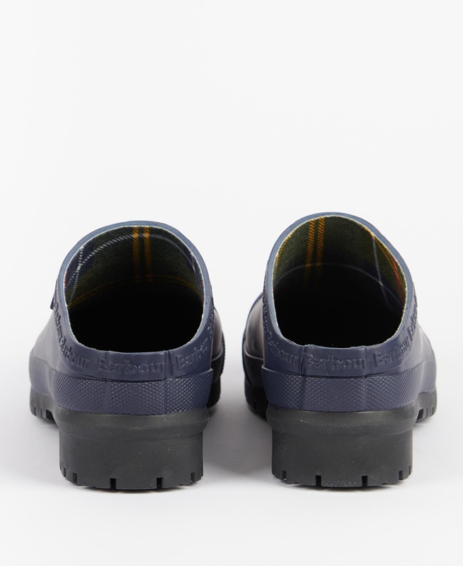 Navy Barbour Quinn Women's Clogs | UZGX-04512