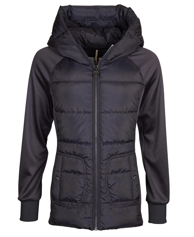 Navy Barbour Reedley Quilted Women's Sweatshirts | QZJY-01284