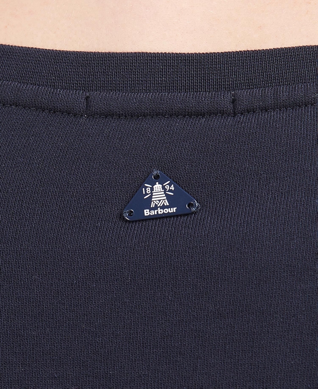 Navy Barbour Rockcliffe Women's Sweatshirts | JQBO-02495