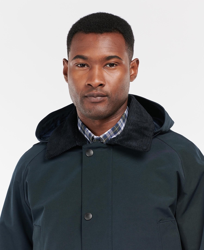 Navy Barbour Rokig Men's Waterproof Jackets | XIZE-31582