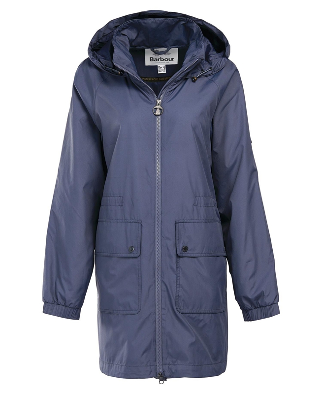 Navy Barbour Sea Daisy Showerproof Women's Casual Jackets | CIQT-97084