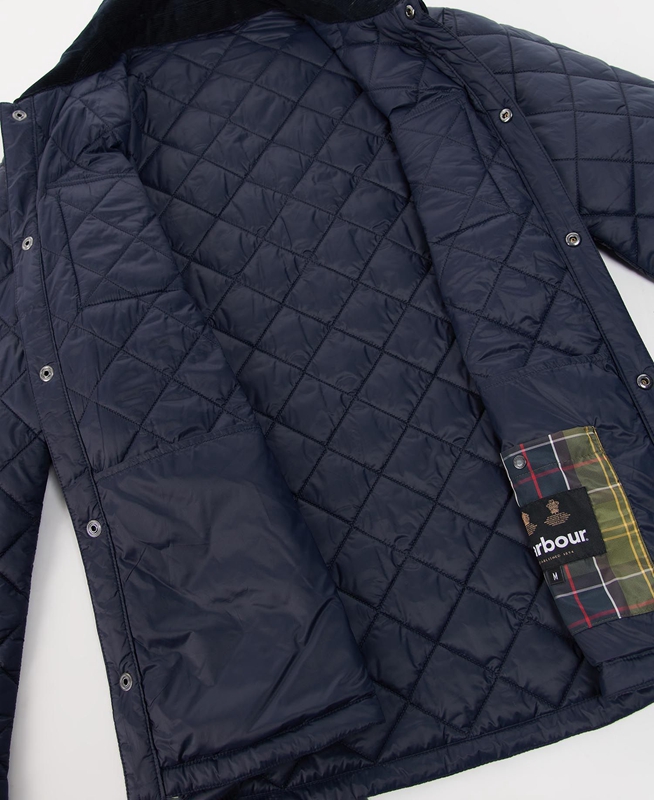 Navy Barbour Shirt Men's Quilted Jackets | CERG-73508