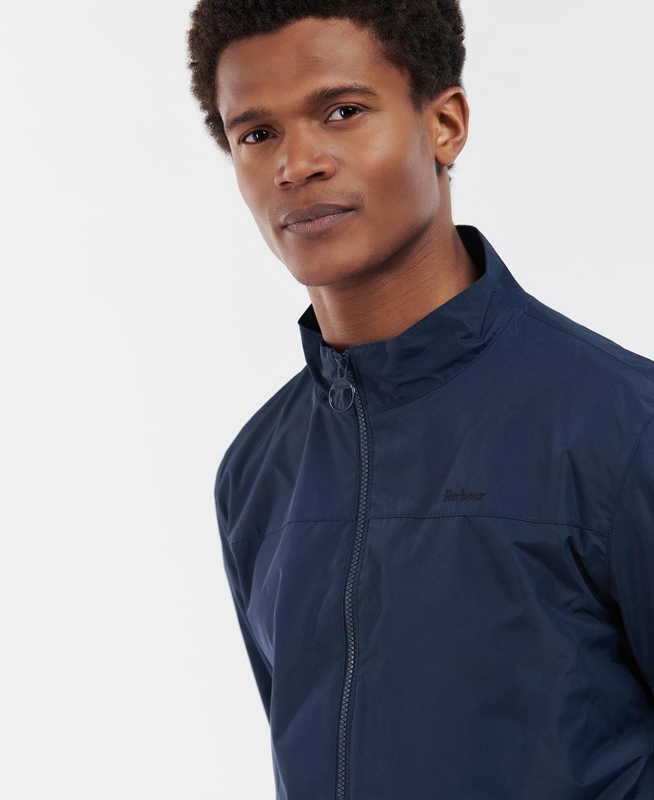 Navy Barbour Unbridge Men's Waterproof Jackets | EHXU-43069