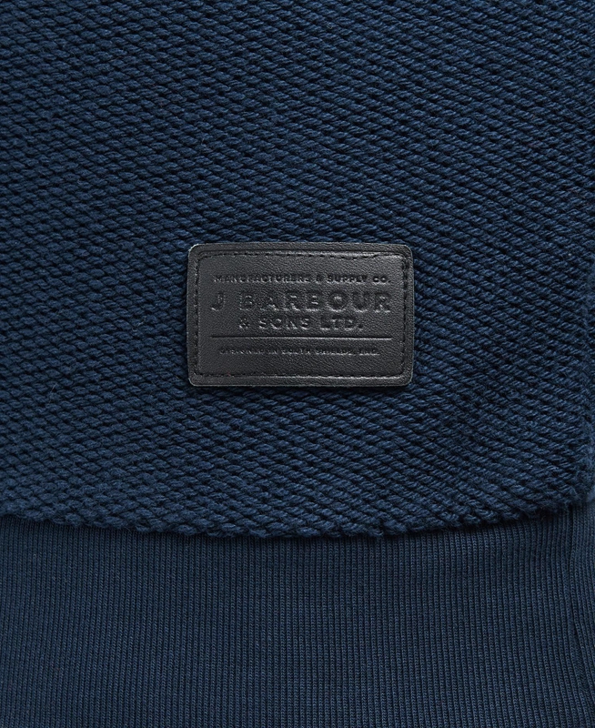 Navy Barbour Wear Half Zip Men's Sweatshirts | DPZV-71596