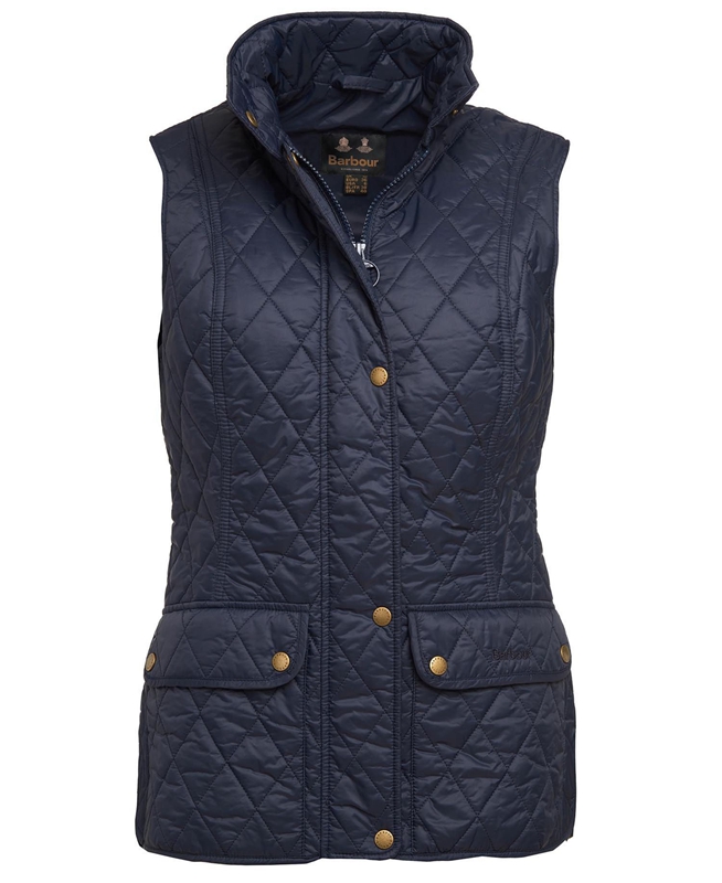 Navy Barbour Weste Otterburn Women's Vest | BAUV-64891