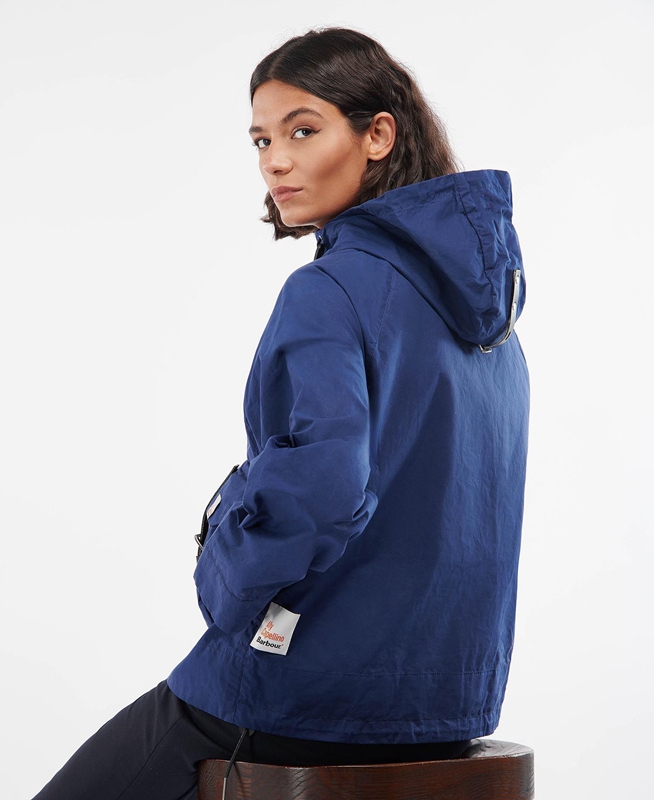 Navy Barbour x Ally Capellino Tip Women's Casual Jackets | RAVY-07396