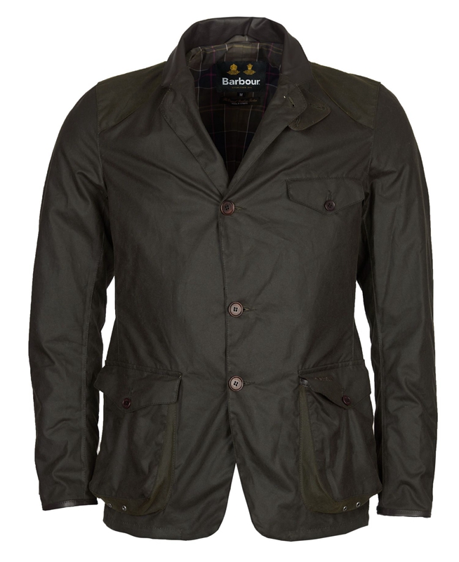 Olive Barbour Beacon Sports Men's Waxed Jackets | AQWN-71302