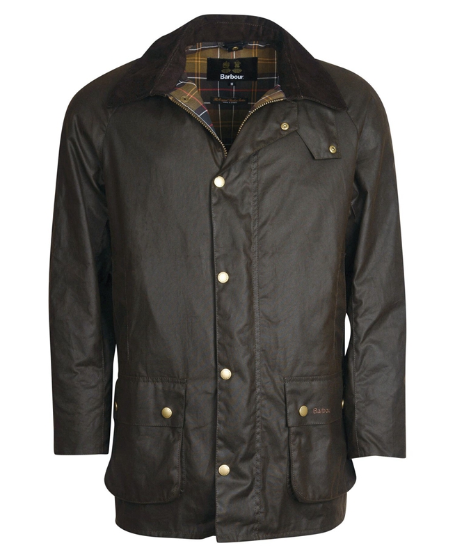 Olive Barbour Beausby Men's Waxed Jackets | KOEU-36028