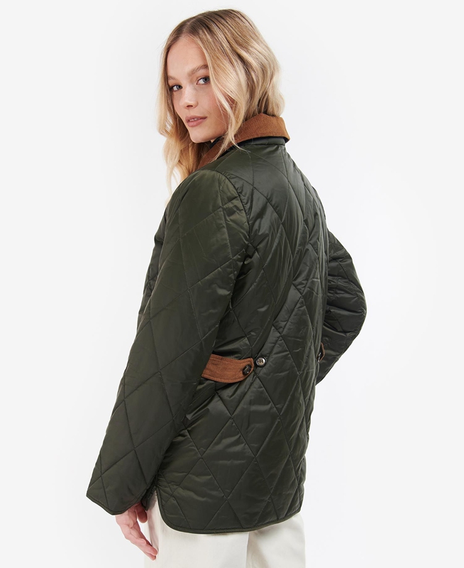 Olive Barbour Bragar Women's Quilted Jackets | CDNF-64723