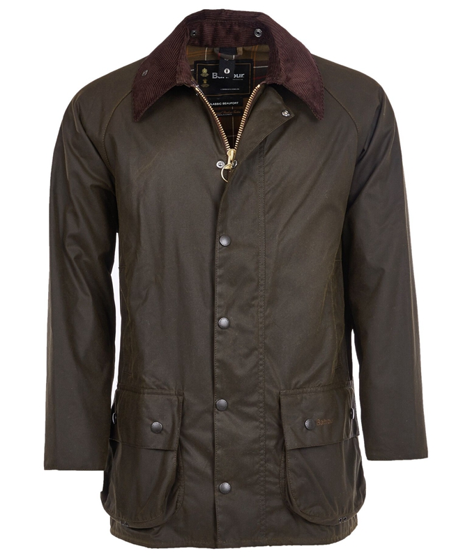 Olive Barbour Classic Beaufort® Men's Waxed Jackets | TDRX-69234