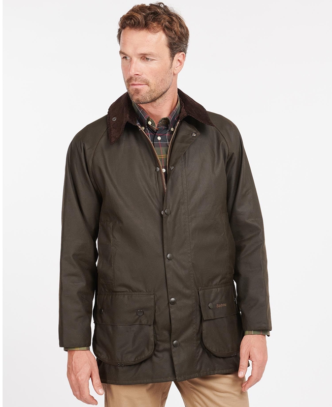 Olive Barbour Classic Beaufort® Men\'s Waxed Jackets | TDRX-69234