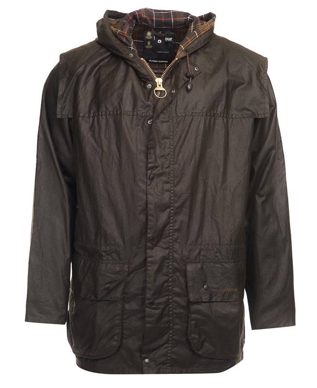 Olive Barbour Classic Durham® Men's Waxed Jackets | GNCX-57603