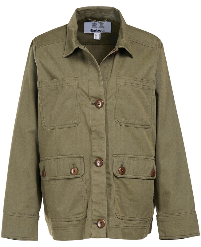 Olive Barbour Coltsfoot Women's Casual Jackets | HFCO-46278