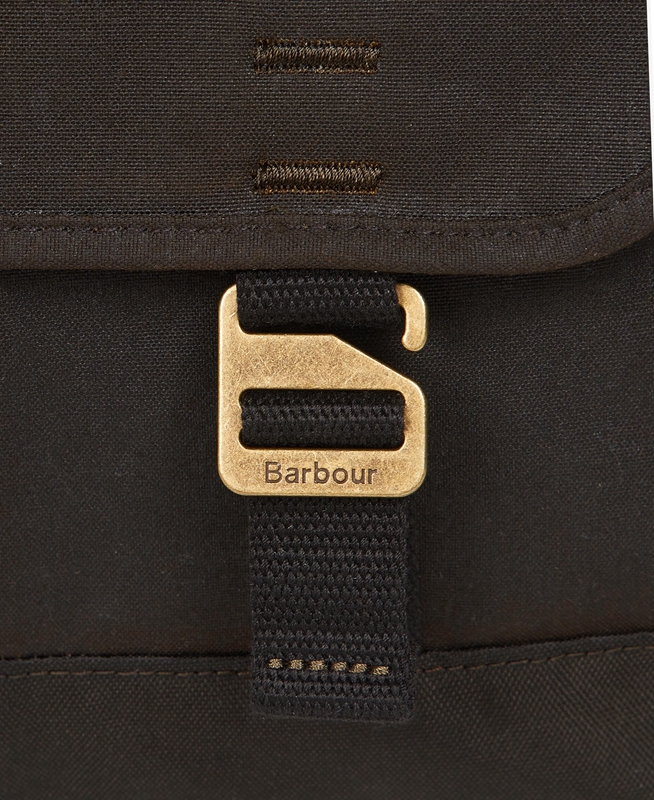 Olive Barbour Essential Wax Messenger Men's Bags | TMDG-35948