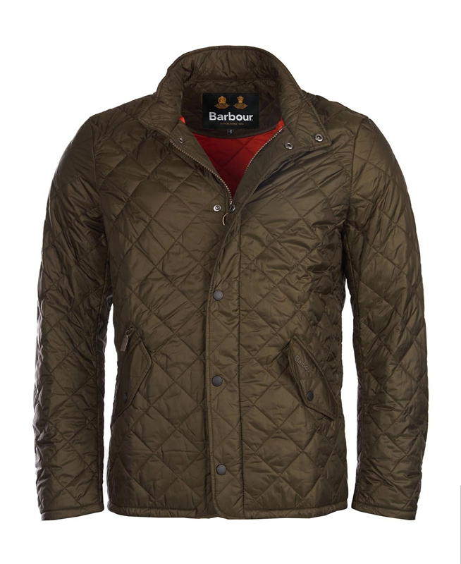 Olive Barbour Flyweight Chelsea Men's Quilted Jackets | EAYU-31764