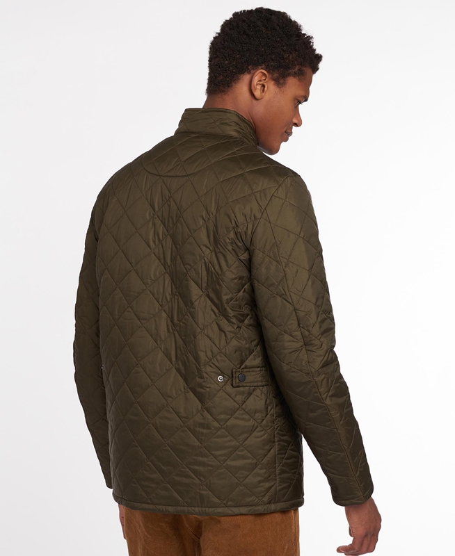 Olive Barbour Flyweight Chelsea Men's Quilted Jackets | EAYU-31764