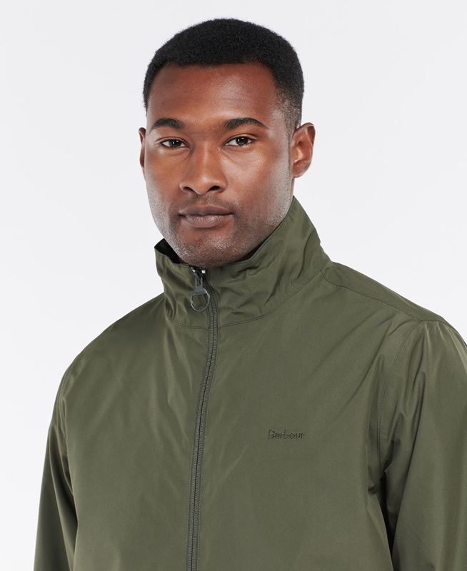 Olive Barbour Korbel Men's Waterproof Jackets | JCSM-35846