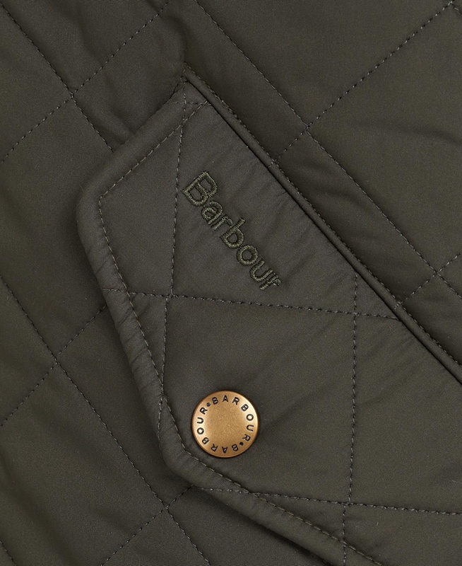 Olive Barbour Powell Men's Quilted Jackets | MXIS-96350