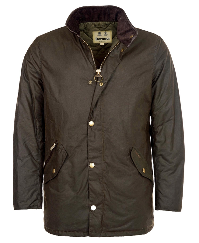 Olive Barbour Prestbury Men's Waxed Jackets | BKDE-60842