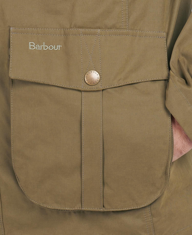 Olive Barbour Sanderling Men's Casual Jackets | XNZB-53120