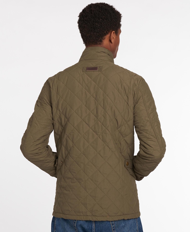 Olive Barbour Shoveler Men's Quilted Jackets | SIKU-12459